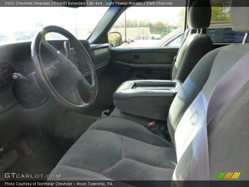 Light Pewter Metallic / Dark Charcoal 2003 Chevrolet Silverado 2500HD Extended Cab 4x4