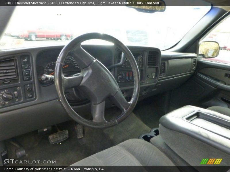 Light Pewter Metallic / Dark Charcoal 2003 Chevrolet Silverado 2500HD Extended Cab 4x4