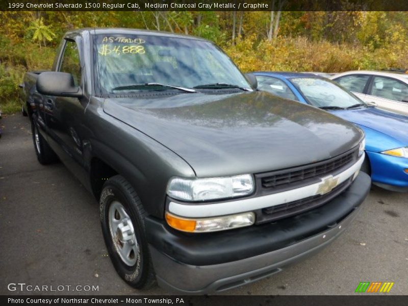 Medium Charcoal Gray Metallic / Graphite 1999 Chevrolet Silverado 1500 Regular Cab