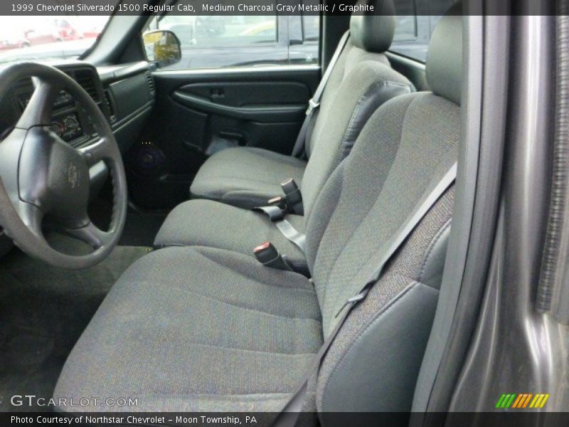 Medium Charcoal Gray Metallic / Graphite 1999 Chevrolet Silverado 1500 Regular Cab