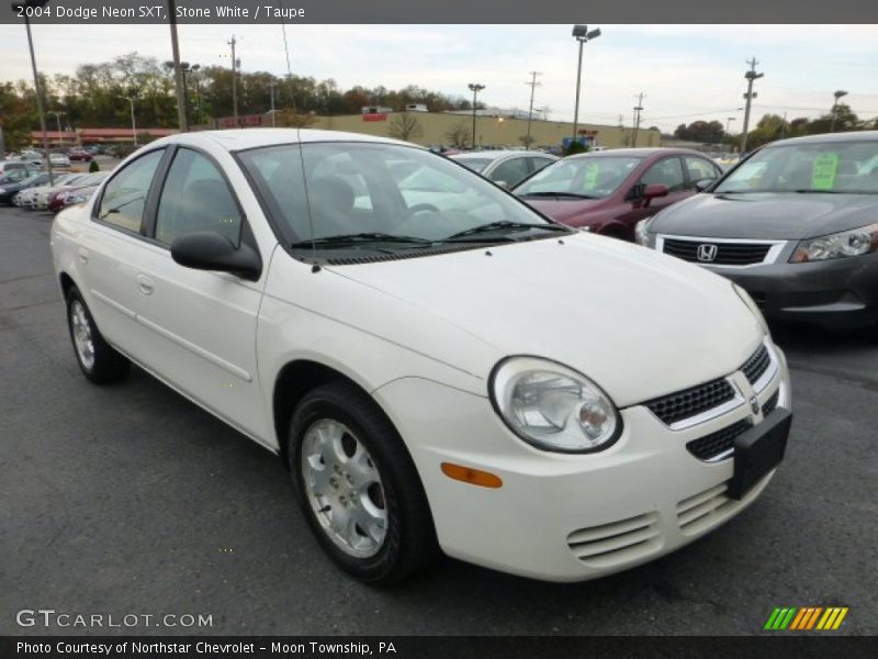 Stone White / Taupe 2004 Dodge Neon SXT