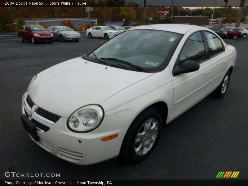 Stone White / Taupe 2004 Dodge Neon SXT