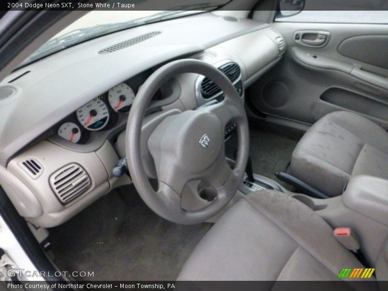 Stone White / Taupe 2004 Dodge Neon SXT