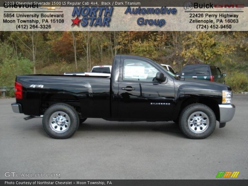 Black / Dark Titanium 2013 Chevrolet Silverado 1500 LS Regular Cab 4x4