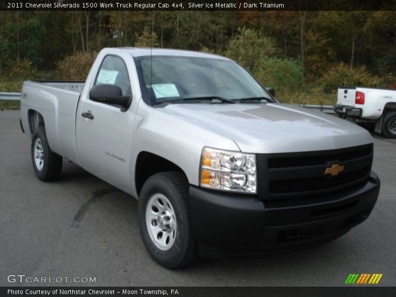 Front 3/4 View of 2013 Silverado 1500 Work Truck Regular Cab 4x4