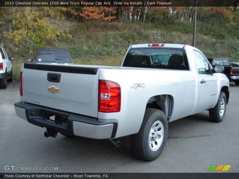  2013 Silverado 1500 Work Truck Regular Cab 4x4 Silver Ice Metallic