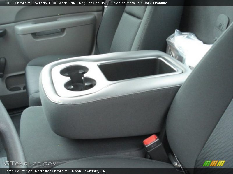 Silver Ice Metallic / Dark Titanium 2013 Chevrolet Silverado 1500 Work Truck Regular Cab 4x4
