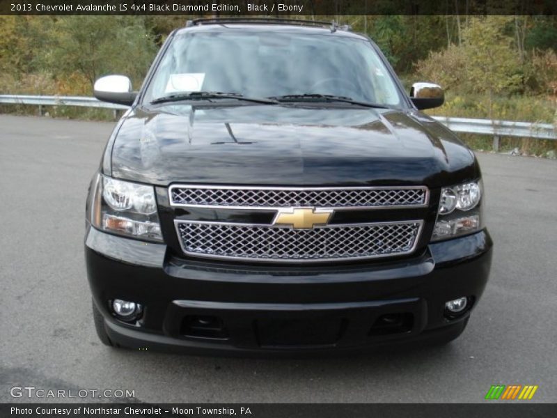 Black / Ebony 2013 Chevrolet Avalanche LS 4x4 Black Diamond Edition