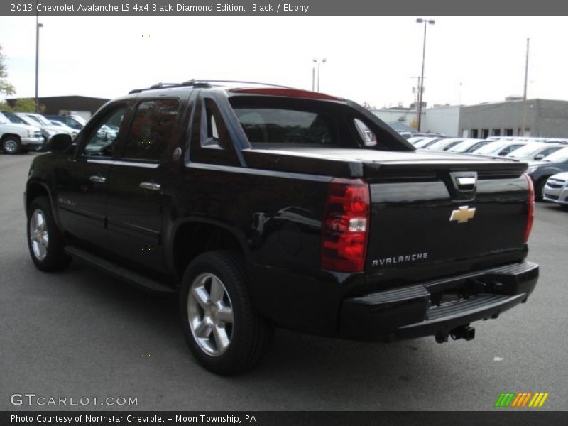 Black / Ebony 2013 Chevrolet Avalanche LS 4x4 Black Diamond Edition