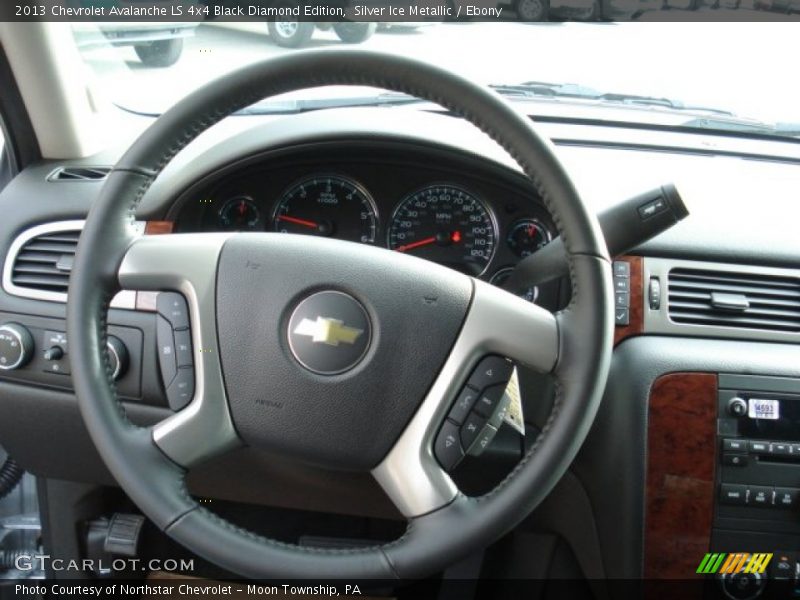  2013 Avalanche LS 4x4 Black Diamond Edition Steering Wheel