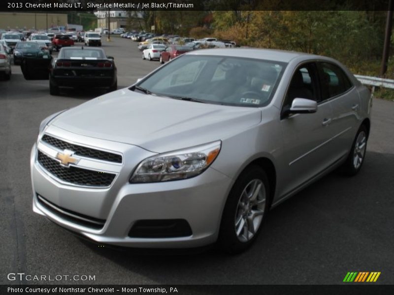 Silver Ice Metallic / Jet Black/Titanium 2013 Chevrolet Malibu LT