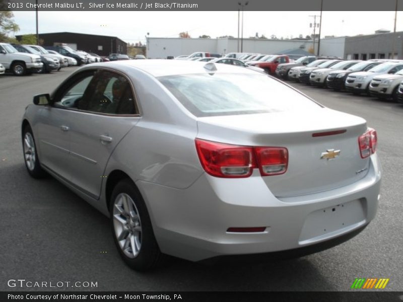 Silver Ice Metallic / Jet Black/Titanium 2013 Chevrolet Malibu LT