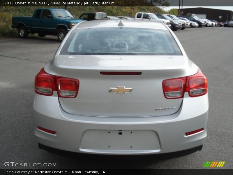 Silver Ice Metallic / Jet Black/Titanium 2013 Chevrolet Malibu LT