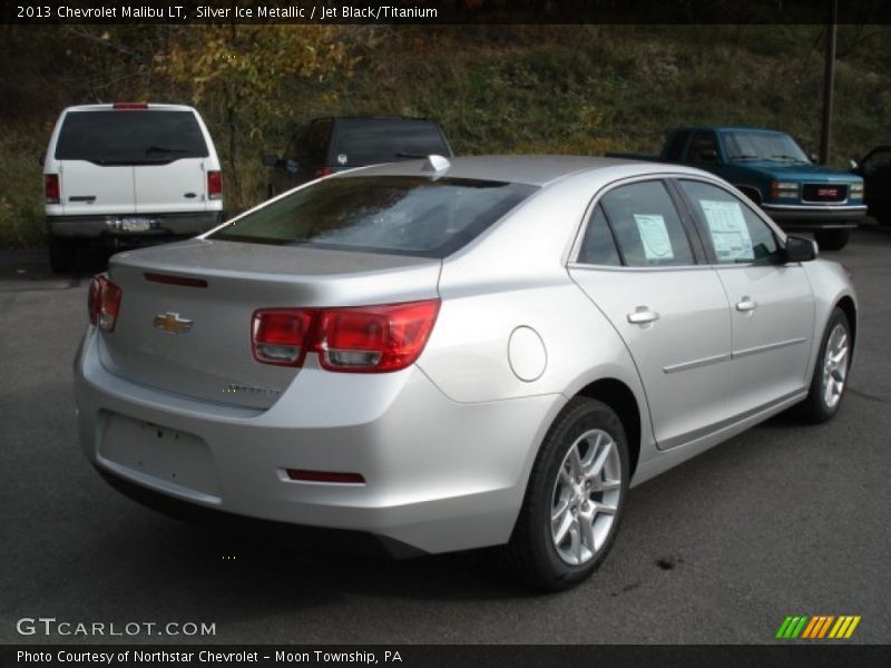 Silver Ice Metallic / Jet Black/Titanium 2013 Chevrolet Malibu LT