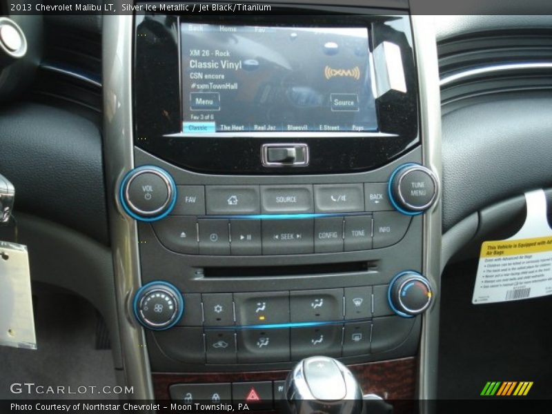 Silver Ice Metallic / Jet Black/Titanium 2013 Chevrolet Malibu LT