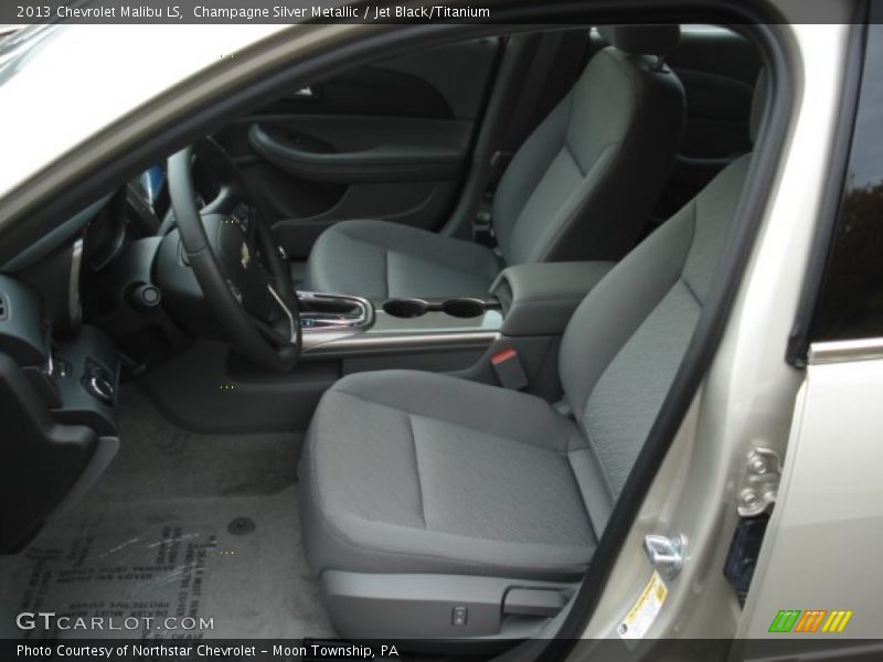 Champagne Silver Metallic / Jet Black/Titanium 2013 Chevrolet Malibu LS