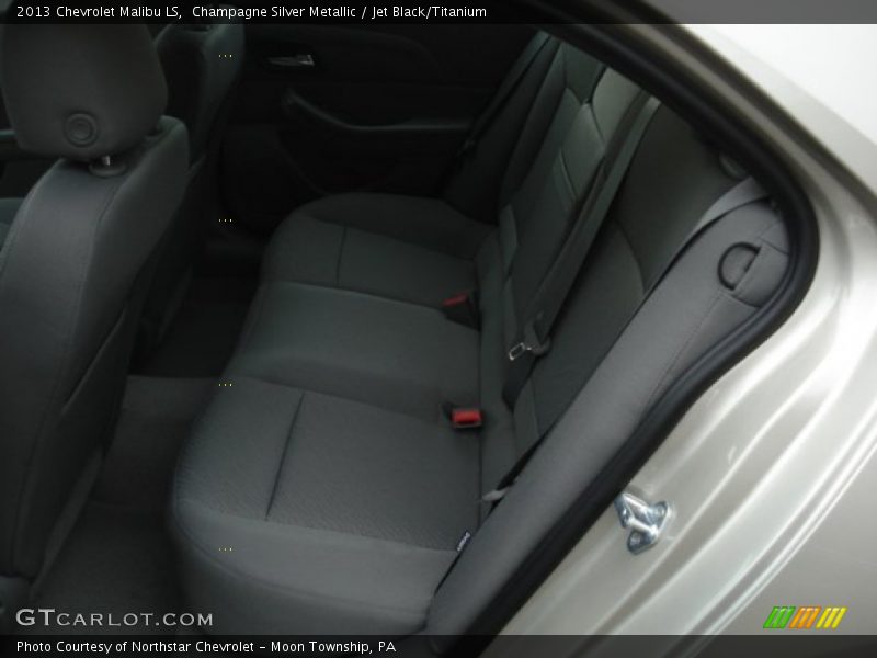 Champagne Silver Metallic / Jet Black/Titanium 2013 Chevrolet Malibu LS