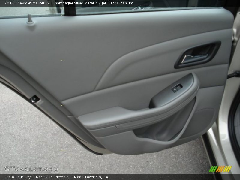 Champagne Silver Metallic / Jet Black/Titanium 2013 Chevrolet Malibu LS