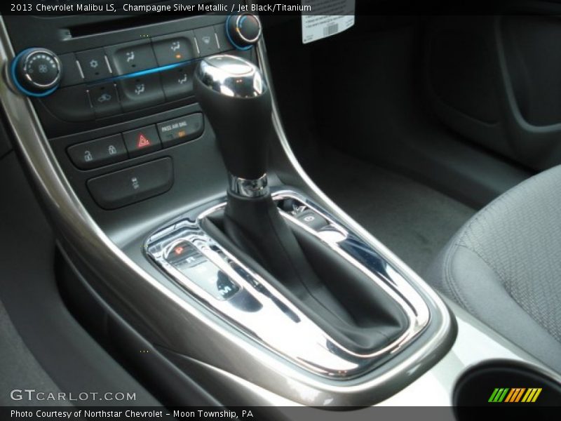 Champagne Silver Metallic / Jet Black/Titanium 2013 Chevrolet Malibu LS