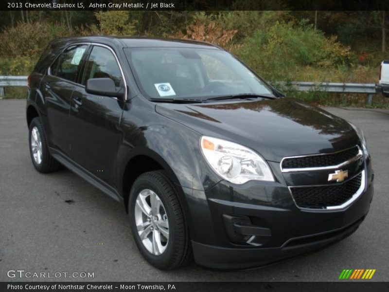 Ashen Gray Metallic / Jet Black 2013 Chevrolet Equinox LS