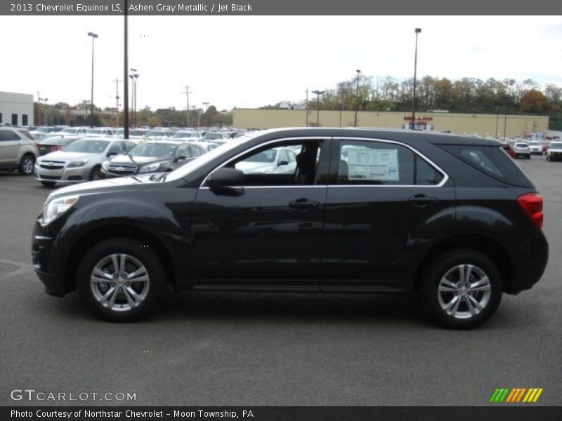 Ashen Gray Metallic / Jet Black 2013 Chevrolet Equinox LS
