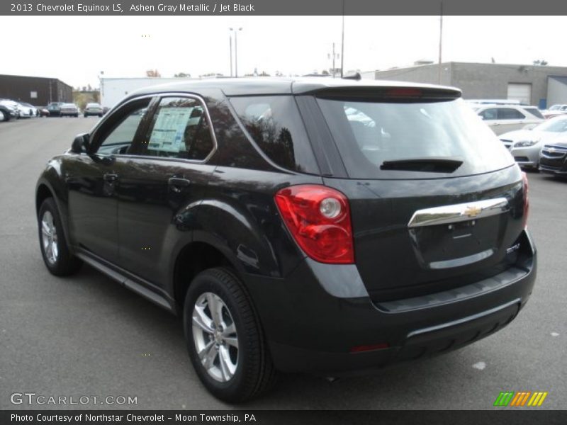 Ashen Gray Metallic / Jet Black 2013 Chevrolet Equinox LS
