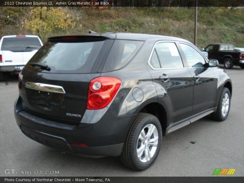 Ashen Gray Metallic / Jet Black 2013 Chevrolet Equinox LS