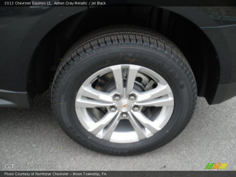 Ashen Gray Metallic / Jet Black 2013 Chevrolet Equinox LS