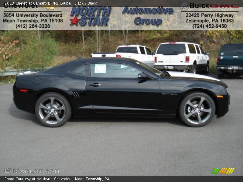 Black / Black 2013 Chevrolet Camaro LT/RS Coupe
