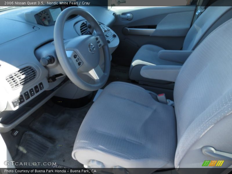 Nordic White Pearl / Gray 2006 Nissan Quest 3.5