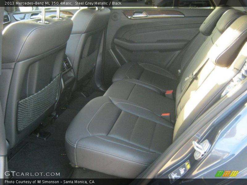 Steel Grey Metallic / Black 2013 Mercedes-Benz ML 350 4Matic