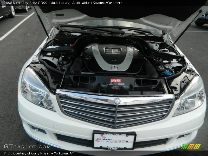 Arctic White / Savanna/Cashmere 2008 Mercedes-Benz C 300 4Matic Luxury