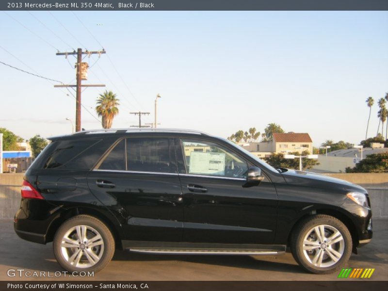 Black / Black 2013 Mercedes-Benz ML 350 4Matic
