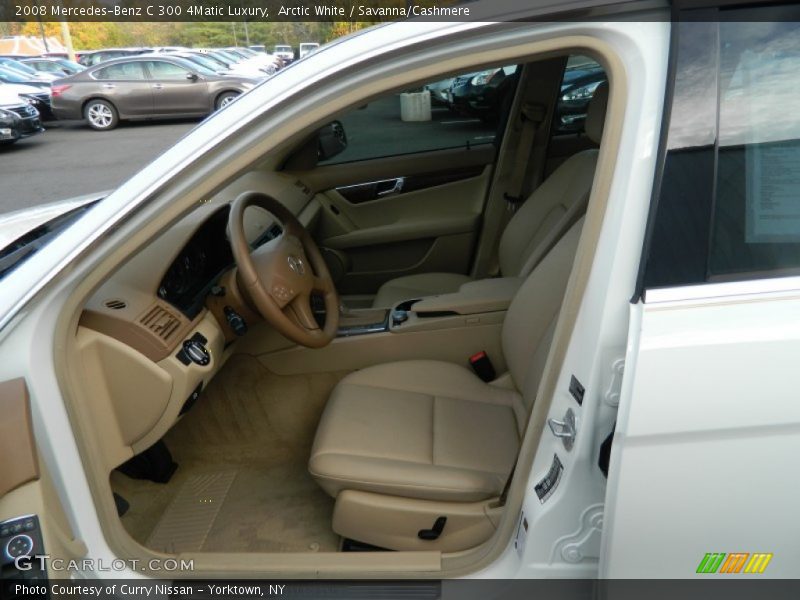 Front Seat of 2008 C 300 4Matic Luxury