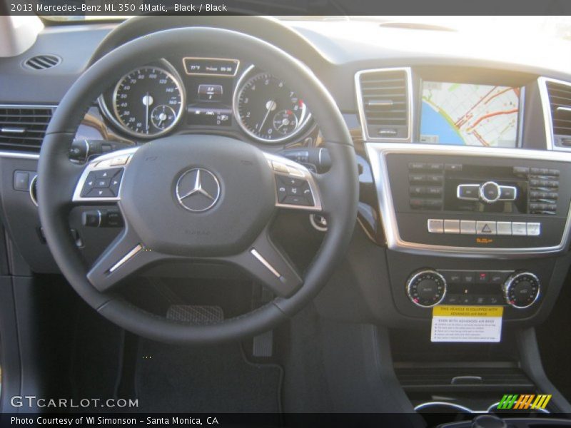 Black / Black 2013 Mercedes-Benz ML 350 4Matic