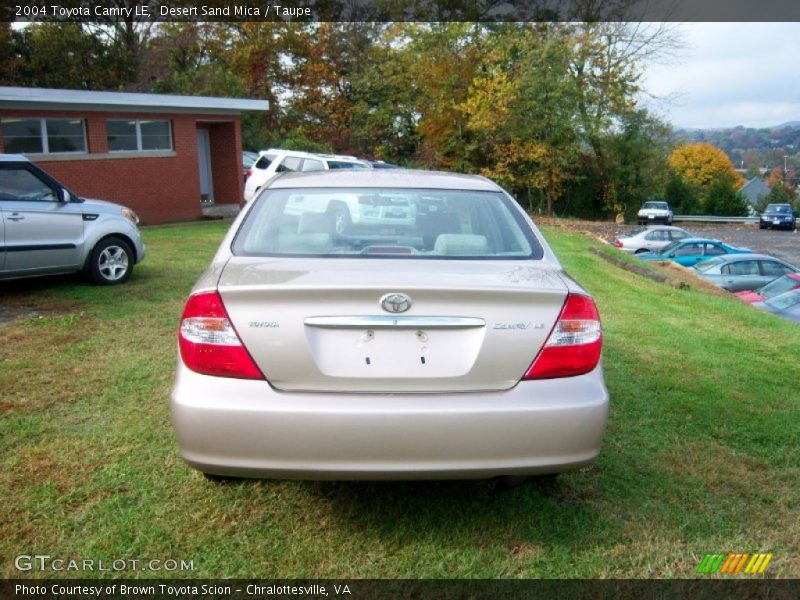 Desert Sand Mica / Taupe 2004 Toyota Camry LE