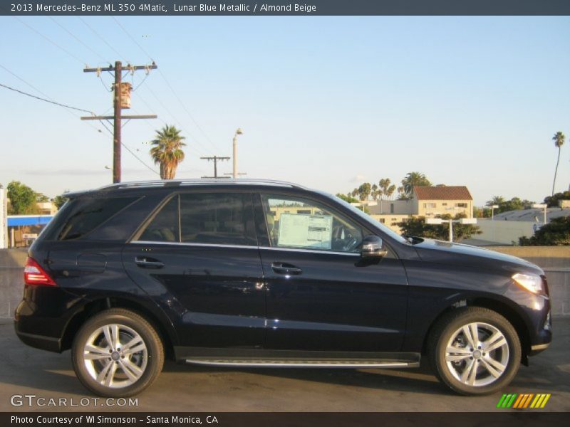 Lunar Blue Metallic / Almond Beige 2013 Mercedes-Benz ML 350 4Matic