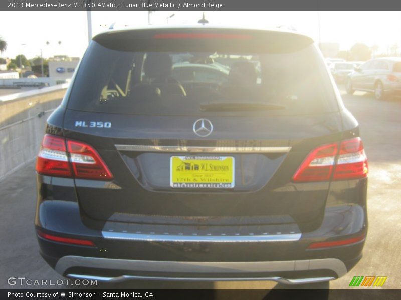 Lunar Blue Metallic / Almond Beige 2013 Mercedes-Benz ML 350 4Matic