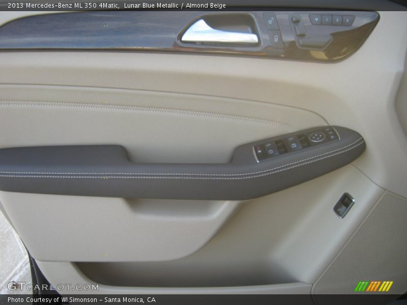 Lunar Blue Metallic / Almond Beige 2013 Mercedes-Benz ML 350 4Matic