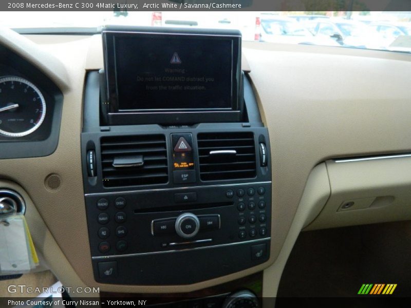 Arctic White / Savanna/Cashmere 2008 Mercedes-Benz C 300 4Matic Luxury