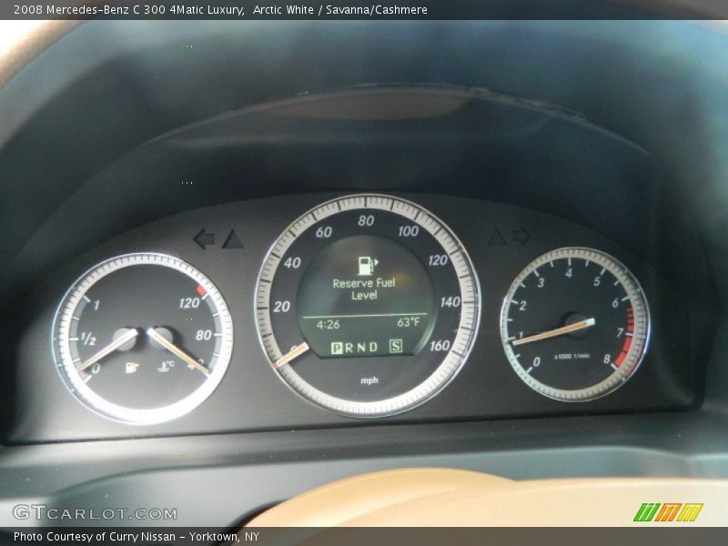  2008 C 300 4Matic Luxury 300 4Matic Luxury Gauges