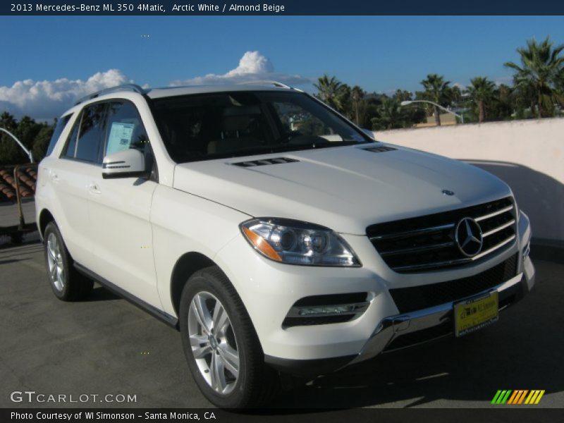 Arctic White / Almond Beige 2013 Mercedes-Benz ML 350 4Matic