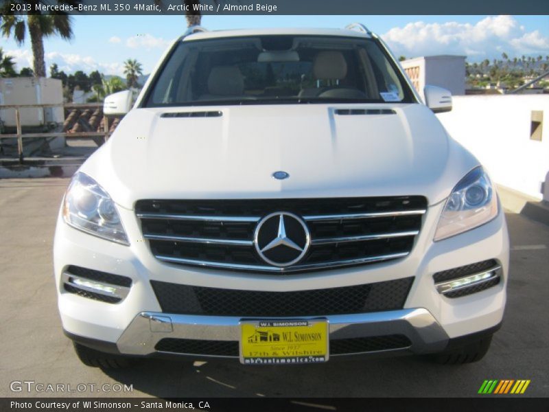 Arctic White / Almond Beige 2013 Mercedes-Benz ML 350 4Matic