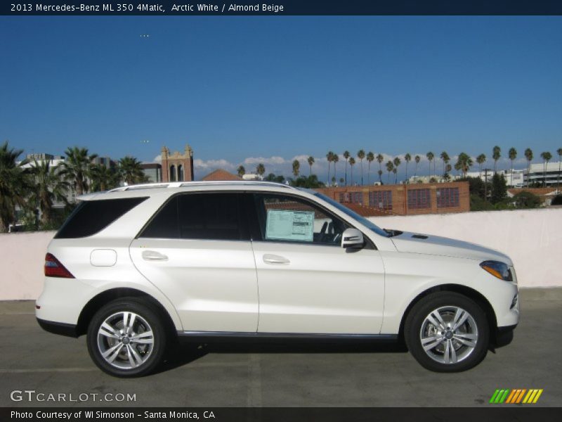 Arctic White / Almond Beige 2013 Mercedes-Benz ML 350 4Matic