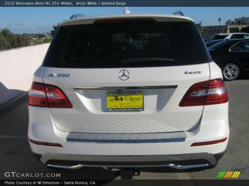 Arctic White / Almond Beige 2013 Mercedes-Benz ML 350 4Matic