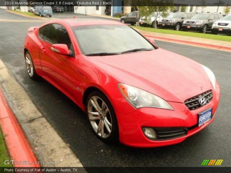 Tsukuba Red / Black 2010 Hyundai Genesis Coupe 3.8 Coupe