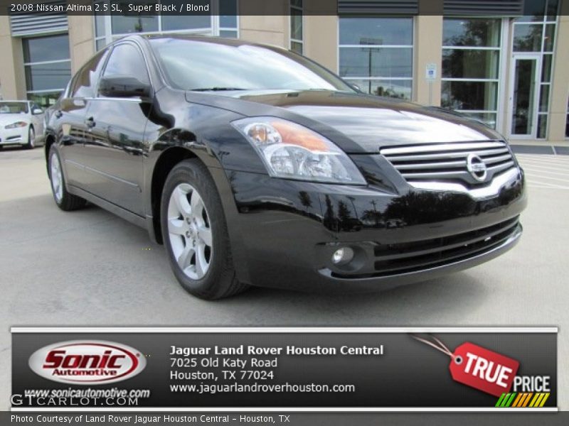 Super Black / Blond 2008 Nissan Altima 2.5 SL