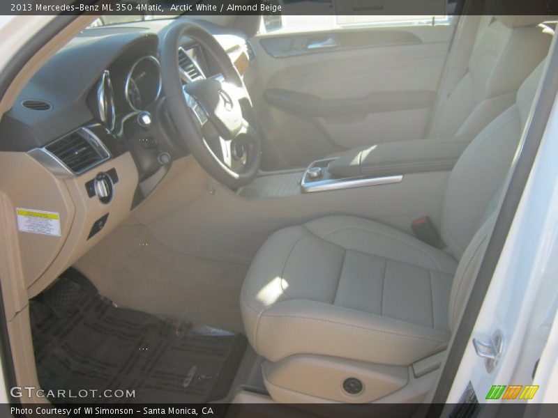 Arctic White / Almond Beige 2013 Mercedes-Benz ML 350 4Matic