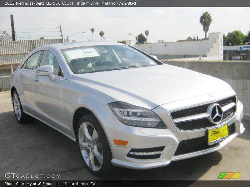 Iridium Silver Metallic / Ash/Black 2013 Mercedes-Benz CLS 550 Coupe