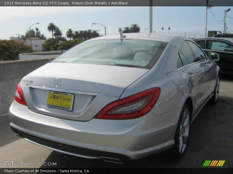 Iridium Silver Metallic / Ash/Black 2013 Mercedes-Benz CLS 550 Coupe